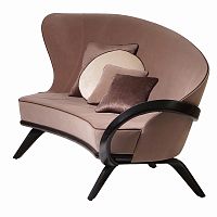 диван apriori полукруглый коричневый в Нижневартовске