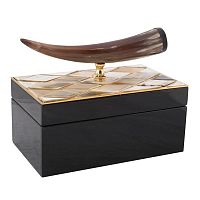 шкатулка 24х18х14 см черная в Нижневартовске