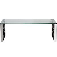 стол журнальный victor chrome 120*60*40 см хром в Нижневартовске