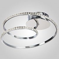 потолочный светодиодный светильник eurosvet 90064/2 хром в Нижневартовске