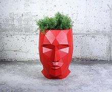 кашпо adan матовое красное 100см от vondom в Нижневартовске