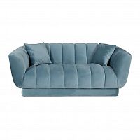 диван двуxместный с декоративными подушками голубой fabio в Нижневартовске