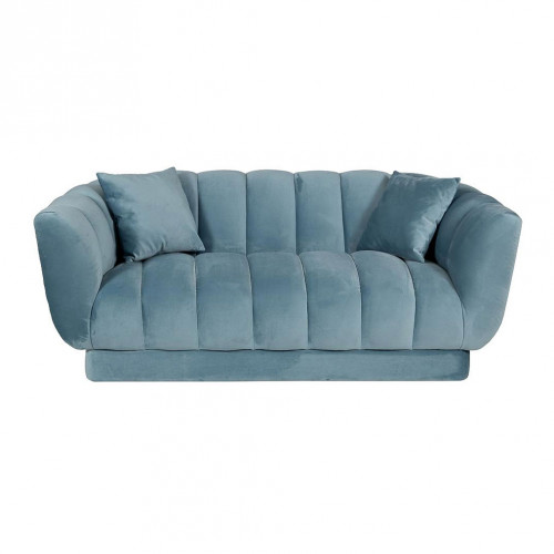 диван двуxместный с декоративными подушками голубой fabio в Нижневартовске