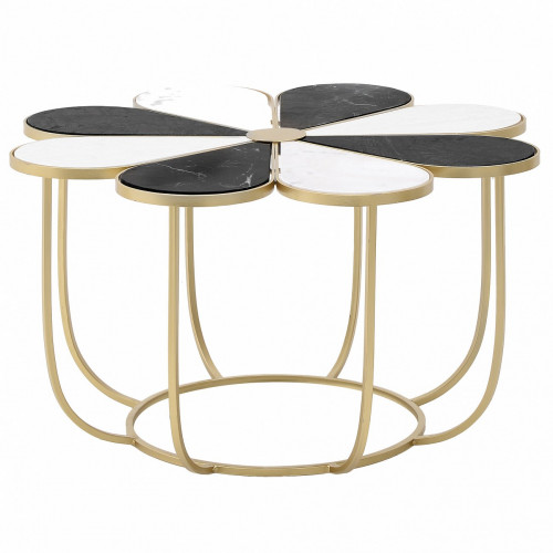 стол flower золотой в Нижневартовске