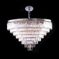 подвесная люстра newport 31127/s nickel матовый никель, белая в Нижневартовске