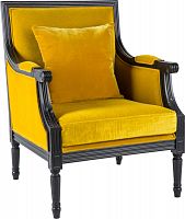 кресло hipst желтое с коричневым в Нижневартовске