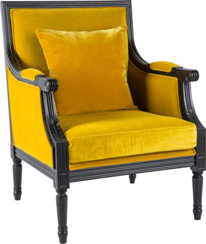 кресло hipst желтое с коричневым в Нижневартовске