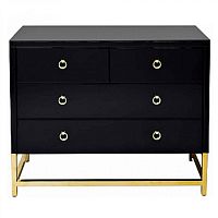 комод classic black черный, золото в Нижневартовске
