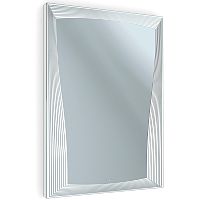 зеркало в ванную с подсветкой прямоугольное белое 50х80 см marta в Нижневартовске