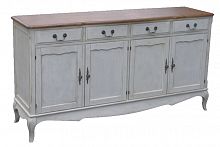 комод четырех дверный mobilier de maison белый, коричневый в Нижневартовске