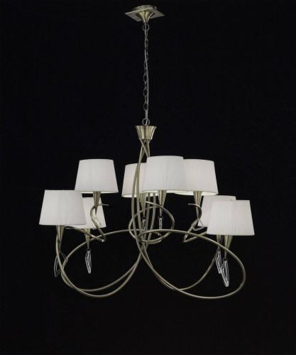 подвесная люстра mantra mara antique brass 1634 в Нижневартовске