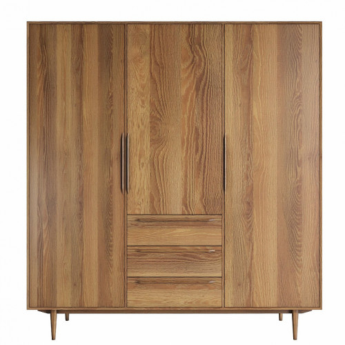 шкаф bruni трехстворчатый орех в Нижневартовске