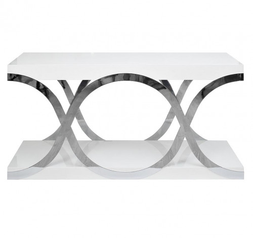 консоль wiles хром белая столешница в Нижневартовске