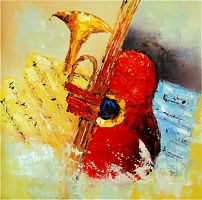 картина маслом саксофон в Нижневартовске