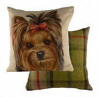 подушка с принтом waggydogs yorkie в Нижневартовске