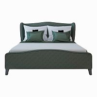 кровать двуспальная 160х200 серая azhur в Нижневартовске