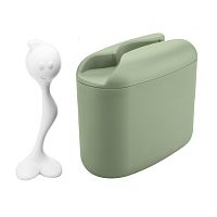 контейнер для хранения продуктов с ложкой hot stuff m, 350гр, эвкалиптовый в Нижневартовске