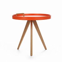 стол кофейный oxley оранжевый в Нижневартовске