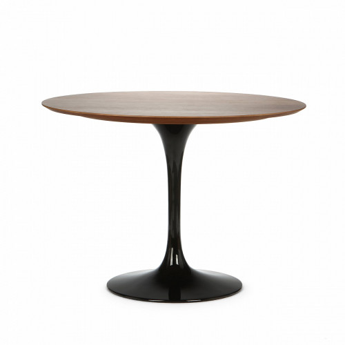 стол обеденный tulip черная ножка черный глянец в Нижневартовске