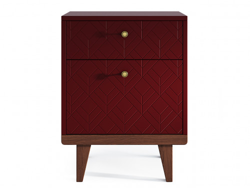 прикроватная тумба thimon бордовая в Нижневартовске