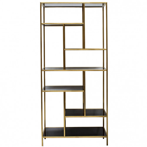 стеллаж gold line золотистый/черный в Нижневартовске