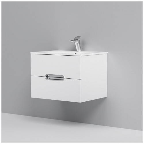 тумба под раковину am.pm spirit m70fhx0602wg33 подвесная, ящики с доводчиками, 60 см, белый глянец в Нижневартовске