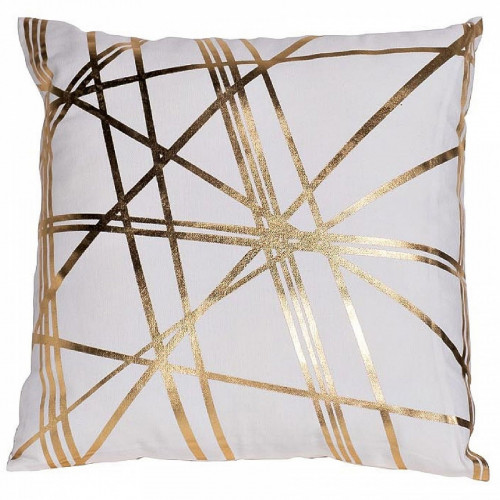 подушка квадратная золотые линии в Нижневартовске