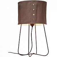 лампа настольная rivet коричневая в Нижневартовске