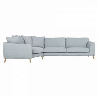 диван klara угловой светло-голубой в Нижневартовске