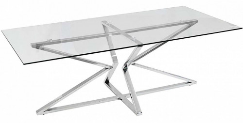 стол журнальный cubic silver хром в Нижневартовске