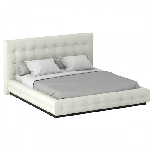 кровать двуспальная 160х200 белая kristal white в Нижневартовске