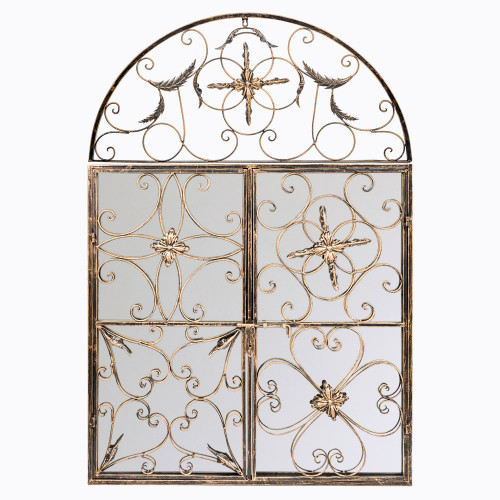 зеркало-окно со ставнями настенное бронза бизе в Нижневартовске