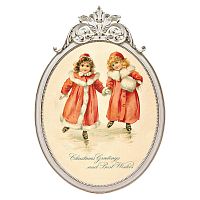 картина на холсте «с новым годом!» в раме «офелия», версия 1 в Нижневартовске