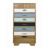 комод aquarelle birch 9 ящиков разноцветный в Нижневартовске