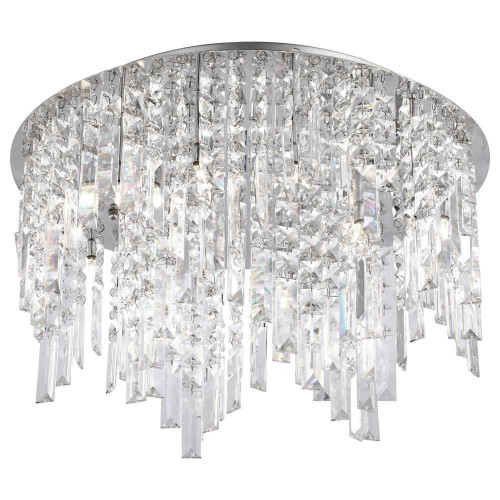 дизайнерская потолочная люстра globo novita 68346-12 хром в Нижневартовске