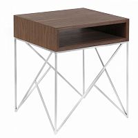 прикроватная тумба prince американский орех с серебром в Нижневартовске