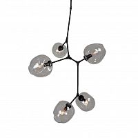 подвесной светильник branching bubbles summer 5 ламп высота 140 серый в Нижневартовске