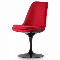 стул tulip красный с обитой спинкой в Нижневартовске