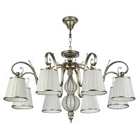 подвесная люстра maytoni brezza arm002-08-ng белая в Нижневартовске