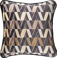 подушка декоративная серая с бежевым weave в Нижневартовске