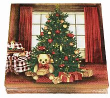 салфетки бумажные рождество ( шт) comptoir de famille в Нижневартовске