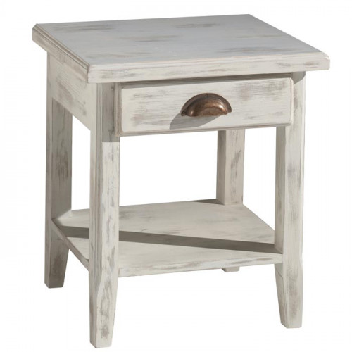 тумба solea белая с эффектом искусственного старения в Нижневартовске