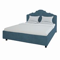 кровать подростковая из велюра 140х200 морская волна palace в Нижневартовске