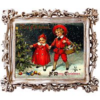 картина «с новым годом!» в раме «амели силвер», версия 7 в Нижневартовске