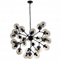 подвесная люстра crystal lux medea sp30 коричневая в Нижневартовске