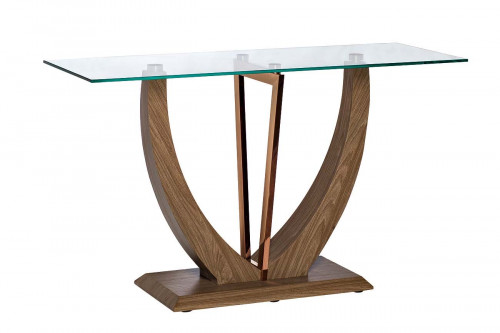 стол piano 127х46х75 см розовое золото, орех в Нижневартовске