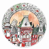 тарелка сувенирная русский дом в Нижневартовске