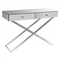 консольный столик hollywood с двумя ящиками зеркальный в Нижневартовске