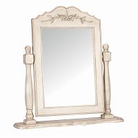 зеркало настольное на подставке бежевое с резьбой марсель в Нижневартовске