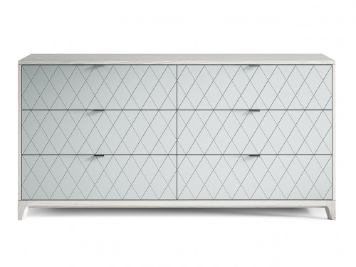 комод case №3 шпон белёный дуб стальной гравировка 7 в Нижневартовске